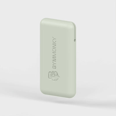 GYMMONKY Towel Clip Case in Steel Grey – rotierende Produktansicht der Silikon-Schutzhülle für den Magnetic Towel Clip.