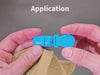 The video shows the correct use of the GYMMONKY Magnetic Towel Clip, from attaching it to the centre of the towel to attaching it to and removing it from the equipment.